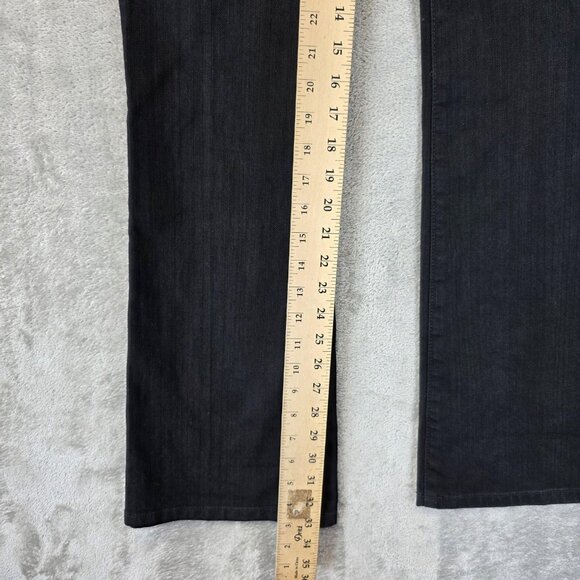 Joe's Jeans Womens 25 Black Bootcut Stretch Denim Dark Wash Keith CMKH52082 - Picture 4 of 13
